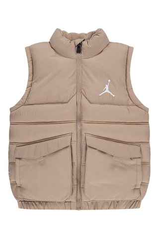Doudoune sans manches - Beige