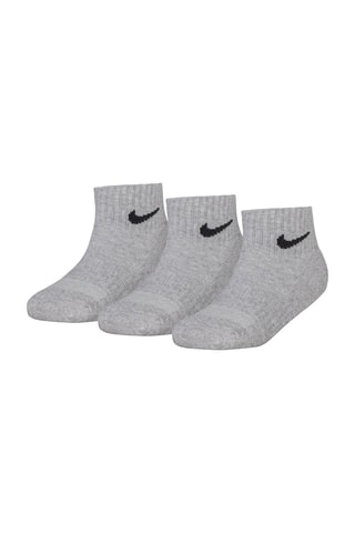 3 paires de chaussettes - Nike - Noir et gris