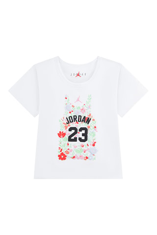 T-shirt Floral - Jordan - Blanc