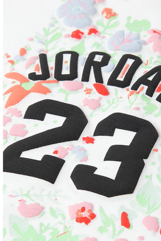 T-shirt Floral - Jordan - Blanc