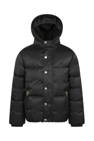 Doudoune à capuche Jacquard  - Jordan - Noir