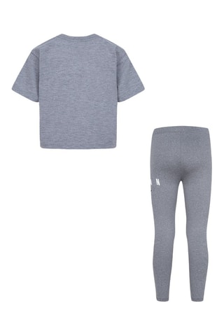 Tshirt et legging - Blanc, noir et gris