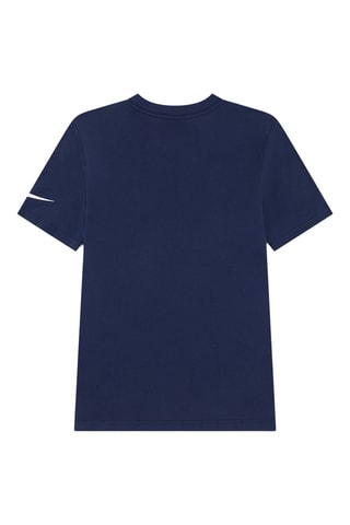 T-shirt - Blanc, beige et bleu