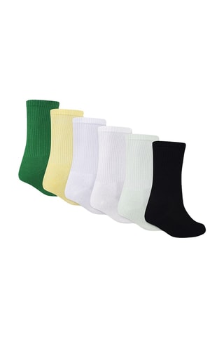 6 paires de chaussettes - Vert