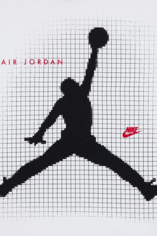 T-shirt Jumpman Grid Blur - Jordan - Blanc
