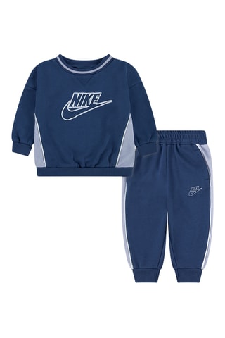Sweat et pantalon Color Blocked Crew - Nike - Bleu