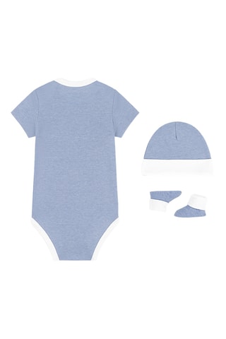 Ensemble body, chausson et bonnet  - Bleu
