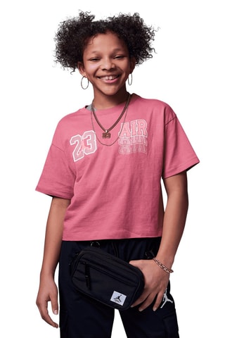 T-shirt - Jordan - Blanc et rose