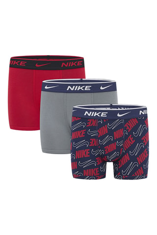 3 boxers - Nike - Beige, blanc et bleu