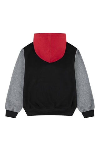 Sweat à capuche Brkln - Jordan - Noir, rouge et gris