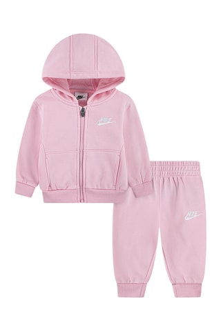 Sweat à capuche et pantalon polaires - Nike - Rose