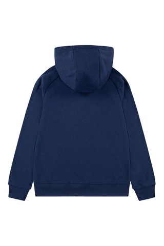Sweat à capuche - Blanc, beige et bleu