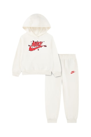 Ensemble swaet à capuche et pantalon - Beige