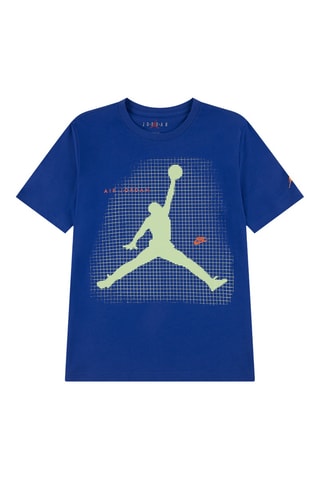 T-shirt Jumpman Grid Blur - Jordan - Bleu