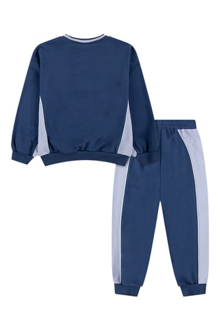 Sweat et pantalon Color Blocked Crew - Nike - Bleu