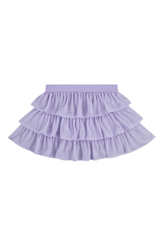 Jupe-short volantée - Violet