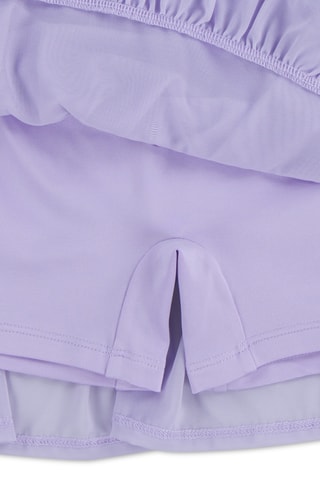 Jupe-short volantée - Violet