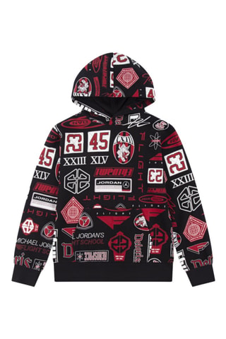Sweat à capuche Essentials - Jordan - Blanc, noir et rouge