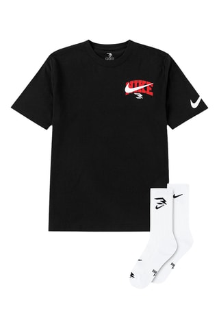 T-shirt et chaussettes  - Noir