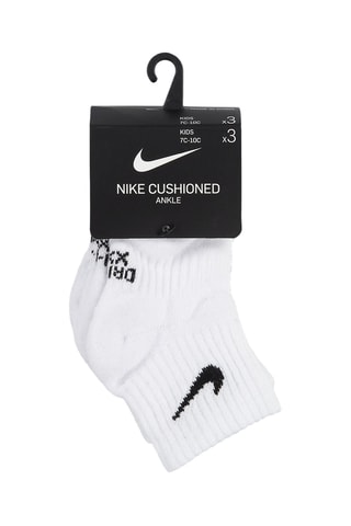 3 paires de chaussettes - Nike - Blanc