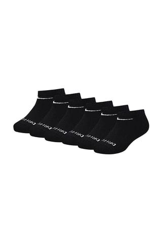 6 paires de socquettes - Nike - Noir