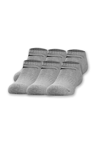 6 paires de socquettes - Nike - Gris