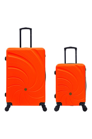 Handbagagetrolley en Grote Trolley Serena (S/L) - 57/76,5 cm - Oranje