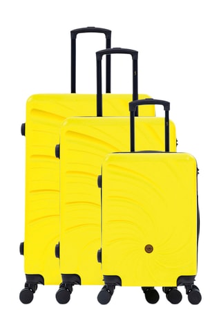 Set van 3 Trolleys Serena (S/M/L)  - 57 / 66,5 / 76,5 cm - Geel