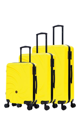 Set van 3 Trolleys Serena (S/M/L)  - 57 / 66,5 / 76,5 cm - Geel