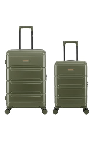 Low-cost Handbagagetrolley en Weekendtrolley Lynda (XS/M) - 55/66 cm - Kaki