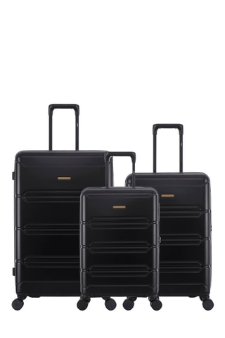 Set van 3 Trolleys Lynda (S/M/L) - 59 / 66 / 76 cm - Zwart