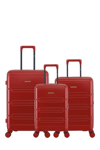 Set van 3 Trolleys Lynda (XS/S/M) - 55 / 59 / 66 cm - Bordeauxrood