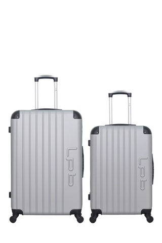 Weekendtrolley en Grote Trolley Hambourg (M(L) - 65/75 cm - Grijs