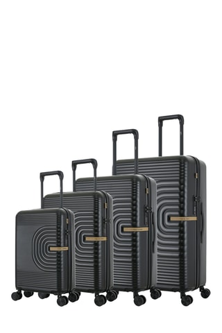 Set van 4 Trolleys Celia-O (XS/S/M/L) - 55/59/66/76 cm - Zwart