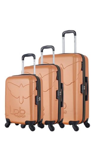 Set van 3 Trolleys Norine-A - 50/60/70 cm - Oranje