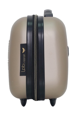Beautycase met Wieltjes Francette-K - 30 cm - Beige