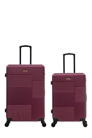 Weekendtrolley en Grote Trolley Livia (M/L) - 66/76,5 cm - Paars