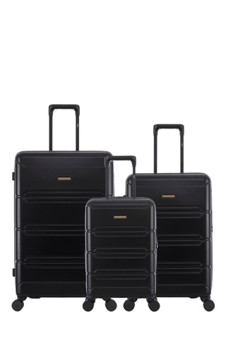 Set van 3 Trolleys Lynda (XS/M/L) - 46 / 66 / 76 cm - Zwart