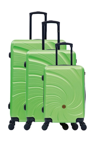 Set van 3 Trolleys Serena (S/M/L)  - 57 / 66,5 / 76,5 cm - Groen