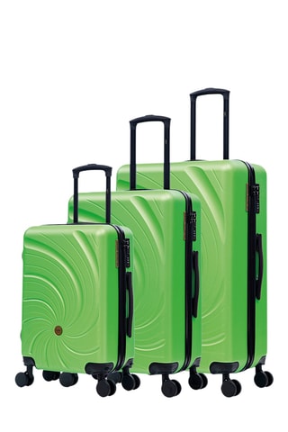 Set van 3 Trolleys Serena (S/M/L)  - 57 / 66,5 / 76,5 cm - Groen