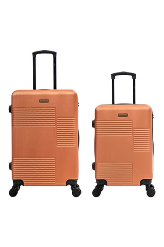 Handbagagetrolley en Weekendtrolley Livia (S/M) - 56,5/66 cm - Oranje