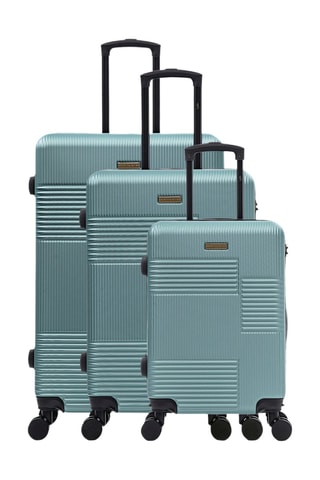Set van 3 Trolleys Livia (S/M/L)  - 56,5 / 66 / 76,5 cm - Lichtgroen