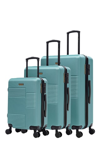 Set van 3 Trolleys Livia (S/M/L)  - 56,5 / 66 / 76,5 cm - Lichtgroen