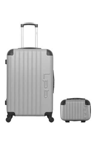 Grote trolley en beautycase Hambourg (M/K) - 65/23 cm - Grijs