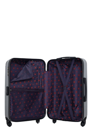 Grote trolley en beautycase Hambourg (M/K) - 65/23 cm - Grijs