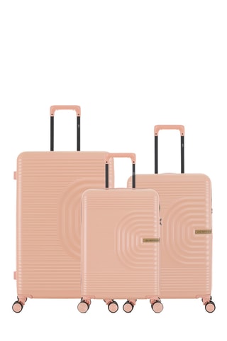 Set van 3 Trolleys Celia (S/M/L) - 59 / 66 / 76 cm - Roze