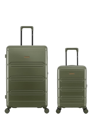 Lowcost Handbagagetrolley en Grote Trolley Lynda (XS/L) - 55/76 cm - Kaki
