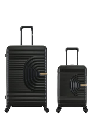 Lowcost Handbagagetrolley en Grote Trolley Celia (XS/L) - 55/76 cm - Zwart