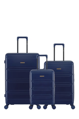 Set van 3 Trolleys Lynda (XS/M/L) - 46 / 66 / 76 cm - Donkerblauw