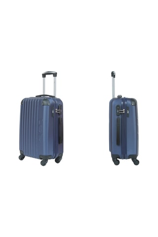 Grote Trolley Hambourg (L) - 69 cm  - Blauw en zwart